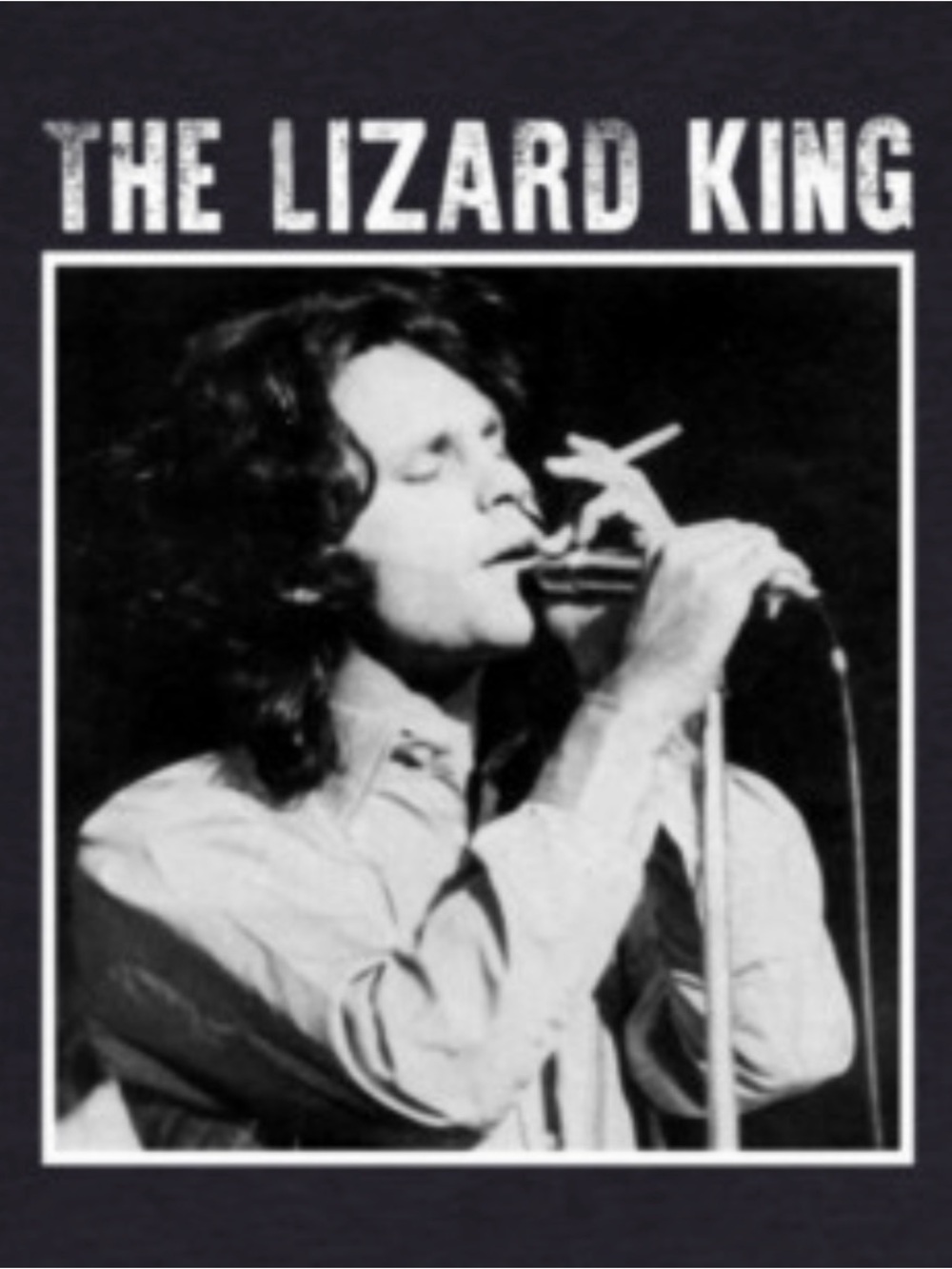 The Lizard King Graphic women’s Black T-Shirt - Picture 2 of 10